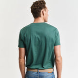 GANT Regular Fit Shield T-Shirt in Woody Green