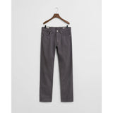 GANT Regular Fit Soft Twill Jeans In Antracite