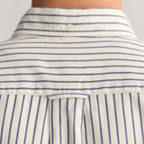 Gant Regular Fit Striped Archive Oxford Shirt in Eggshell