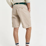 GANT Regular Fit Sunfaded Chino Shorts In Dry Sand