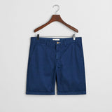 GANT Regular Fit Sunfaded Chino Shorts In Persian Blue