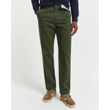 GANT Regular Fit Super Comfort Chinos In Country Green