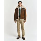 GANT Regular Fit Super Comfort Chinos In Dark Khaki