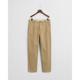 GANT Regular Fit Super Comfort Chinos In Dark Khaki