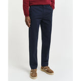 GANT Regular Fit Super Comfort Chinos In Evening Blue