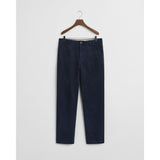 GANT Regular Fit Super Comfort Chinos In Evening Blue