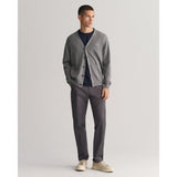 Gant Regular Fit Twill Chinos in Antracite