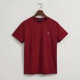 GANT Regular Shield Short Sleeve T-Shirt in Plumped Red