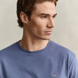 GANT Regular Shield T-Shirt Blue Horizon