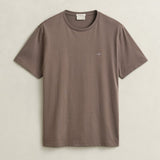 GANT Regular Shield T-Shirt In Faded Taupe