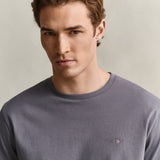 GANT Regular Shield T-Shirt In Mid Grey