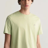 GANT Regular Shield T-Shirt in Milky Matcha
