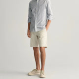 GANT Relaxed Fit Chino Shorts in Putty