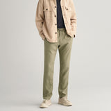 Gant Relaxed Fit Linen Drawstring Pants in Dried Clay