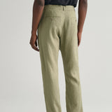 Gant Relaxed Fit Linen Drawstring Pants in Dried Clay