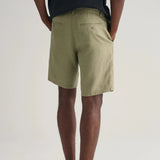 Gant Relaxed Fit Linen Drawstring Shorts in Dried Clay