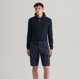 GANT Relaxed Fit Twill Cargo Shorts in Marine