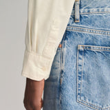 GANT Relaxed Fit Utility Shirt in Cream