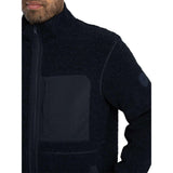 Gant Reversible Fleece Jacket in Evening Blue