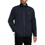 Gant Reversible Fleece Jacket in Evening Blue