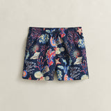 GANT Seaweed Print Swim Shorts In Classic Blue