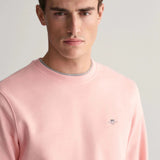 GANT Shield Crew Neck Sweatshirt in Bubbelgum Pink