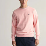 GANT Shield Crew Neck Sweatshirt in Bubbelgum Pink