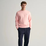 GANT Shield Crew Neck Sweatshirt in Bubbelgum Pink