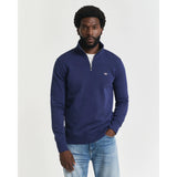 GANT Shield Half-Zip Sweatshirt In Persian Blue