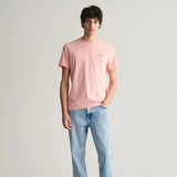 Gant Shield Short Sleeve T-Shirt in Bubbelgum Pink