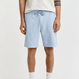 GANT Shield Sweat Shorts in Fresh Blue