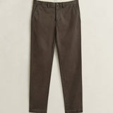 GANT Slim Fit Comfort Chinos In Shadow Brown