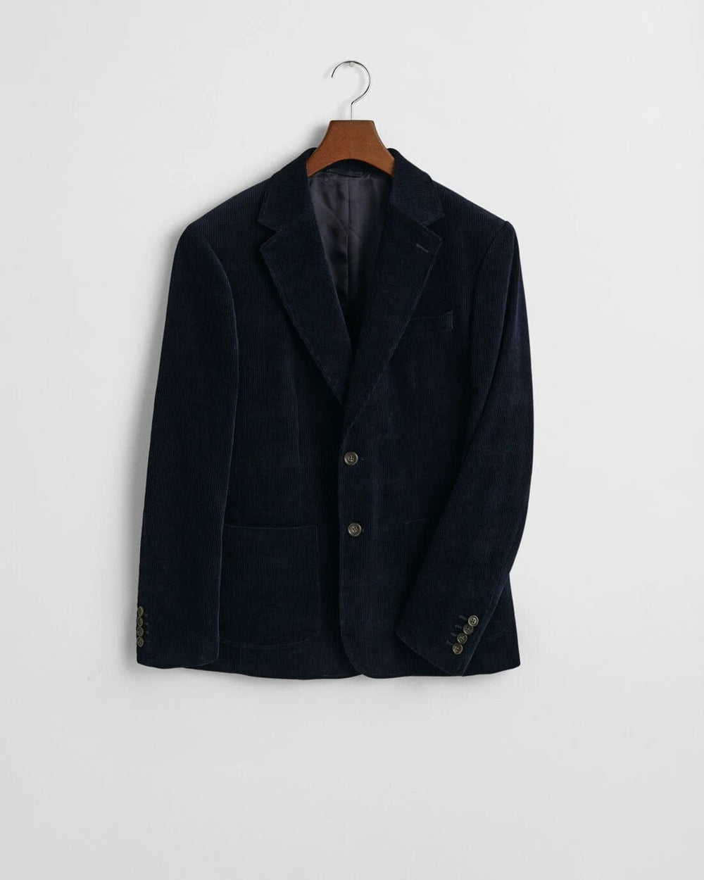 GANT Slim Fit Corduroy Suit Jacket in Evening Blue
