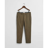 GANT Slim Fit Twill Chino In Juniper Green