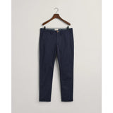 GANT Slim Fit Twill Chinos in Navy