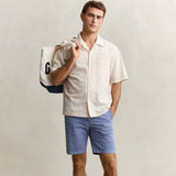GANT Sunfaded Chino Shorts Regular Fit In Faded Denim