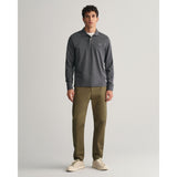 Gant Tapered Twill Chinos in Juniper Green