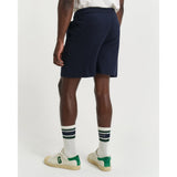 GANT Textured Shorts In Evening Blue