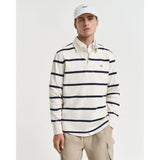 GANT Thin Striped Heavy Rugger In Cream