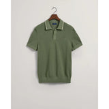 GANT Tipping Pique Polo 362 In Kalamata Green
