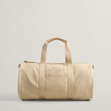 GANT Tonal Shield Duffel Bag in Dry Sand