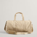 GANT Tonal Shield Duffel Bag in Dry Sand
