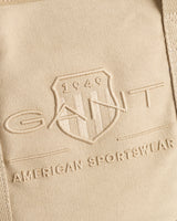 GANT Tonal Shield Duffel Bag in Dry Sand