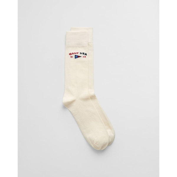 GANT USA Flag Socks In Cream