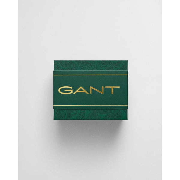 Gant 2-pack Checked & Ribbed Socks Gift Box In Woody Green
