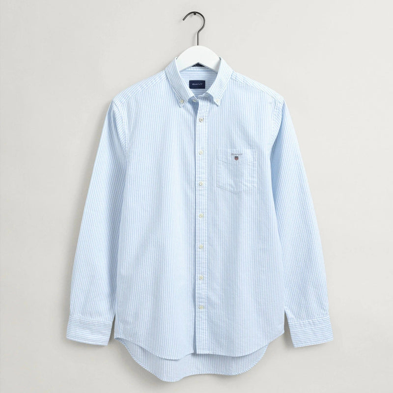 GANT Regular Fit Banker Oxford Shirt Capri Blue – Elys Wimbledon
