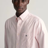 GANT Regular Fit Oxford Shirt in Light Pink