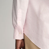 GANT Regular Fit Gingham Poplin Shirt in Light Pink