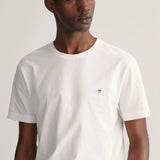 Gant Regular Fit Shield T-Shirt in White
