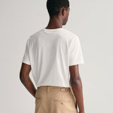 Gant Regular Fit Shield T-Shirt in White